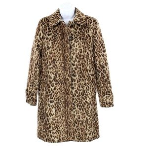 J Crew Double Leopard Topcoat (Women's)